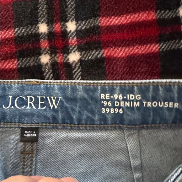 J. Crew ‘96 Denim Trouser Flare Jeans - Picture 10 of 11